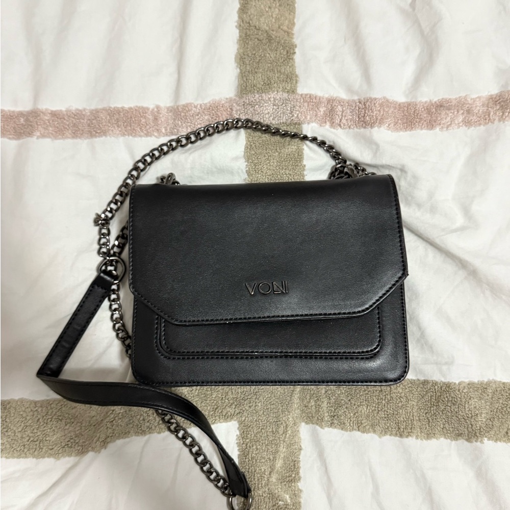 Black Chain Strap Women's Bag
